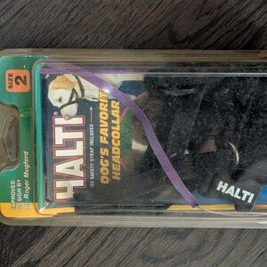 Halti dog head collar with safety strap size 2